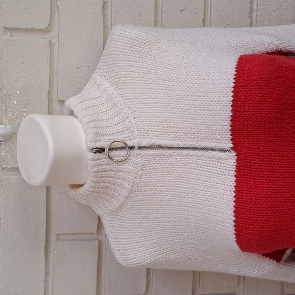 L.A. Hearts Color Block Quarter Zip Sweater. Size Small NWOT - Picture 3 of 8